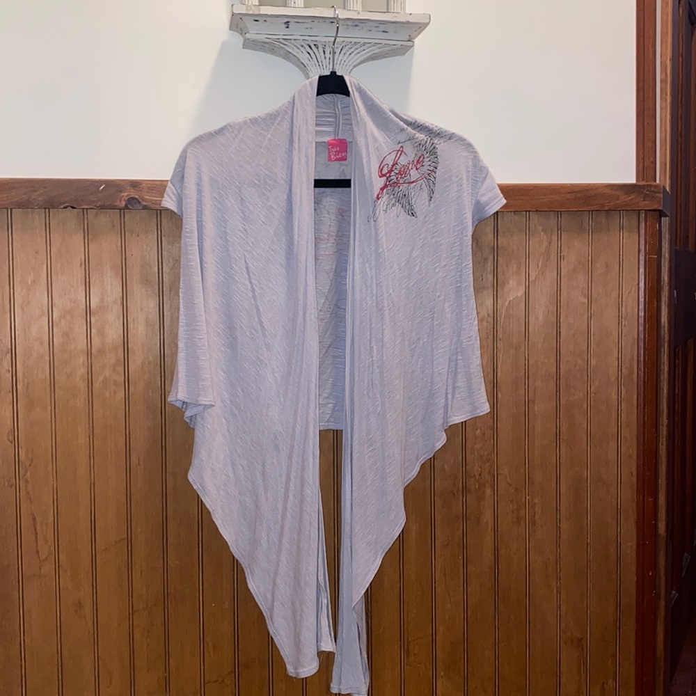 Women’s TRES BIEN Cotton “LOVE” Cardigan!